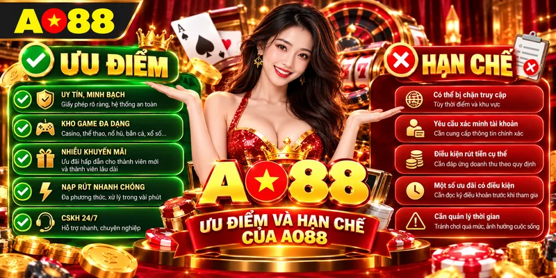 Ưu điểm và hạn chế của AO88